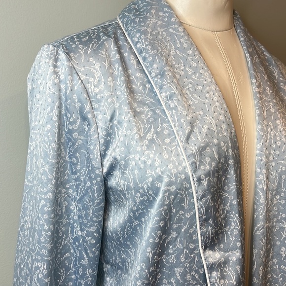 Something Navy Women’s Silk Robe - Picture 3 of 12